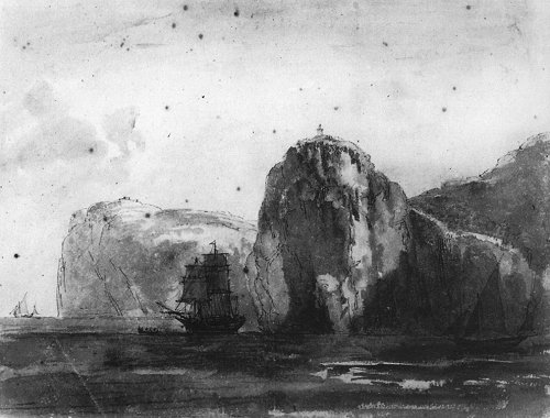 Kniep, Segelschiffe vor Capri, 1787